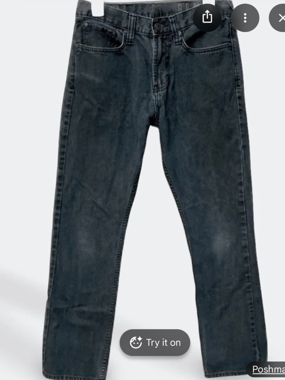 NWT Bullhead Gravels Men's Black Straight-Leg Jeans
